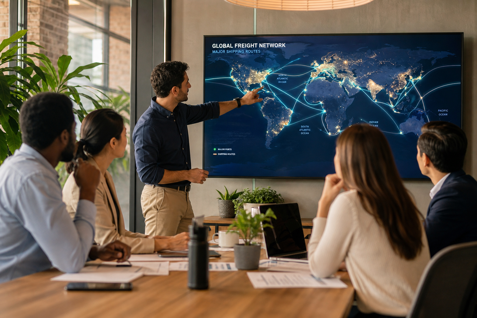 Freight forwarding team collaboration