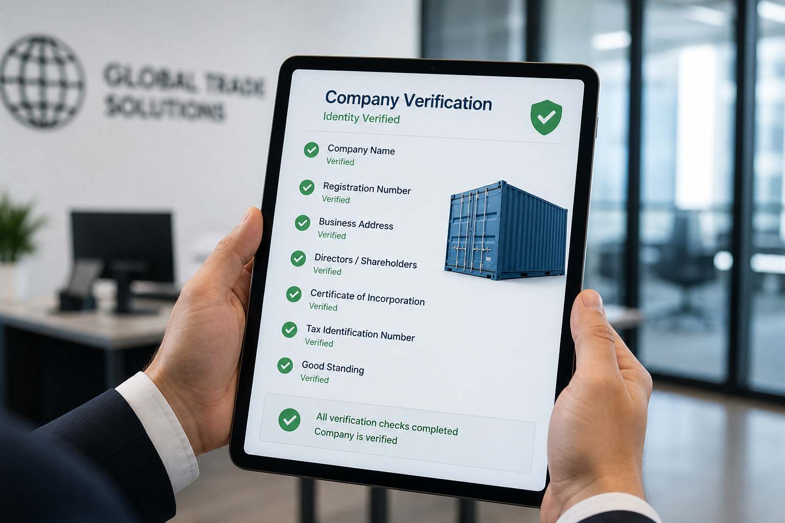 Verified freight trading